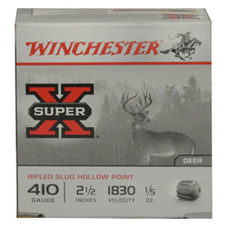 Winchester 410 Gauge 2 1/2" 1/5 Oz Rifled Slug 15 Rd